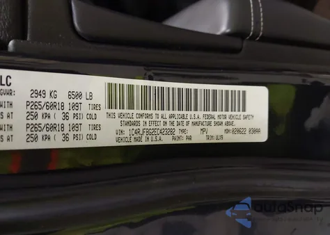 2014 Jeep Grand Cherokee Limited из США, поврежденный, VIN 1C4RJFBG2EC423282